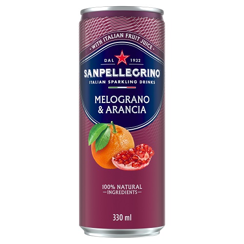 San Pellegrino сокосодержащий напиток Melograno e Arancia, 330 мл